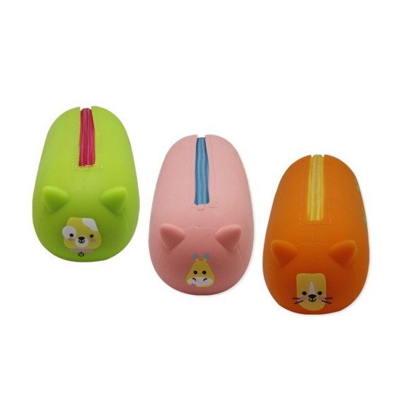 SQUEEZY PORTATODO SILICONA ANIMALS BISMARK 330124