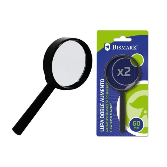 LUPA DOBLE AUMENTO DIAMETRO 50 MM BISMARK 330646
