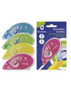 CINTA PEGAMENTO BISMARK 8MX8MM BISMARK 330379 (x12 unidades)