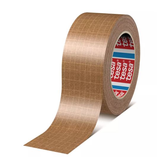 TESAPACK 6 ROLLOS PAPEL + FILAM MARRON 25MX 50MM TESA 60013-00000-00