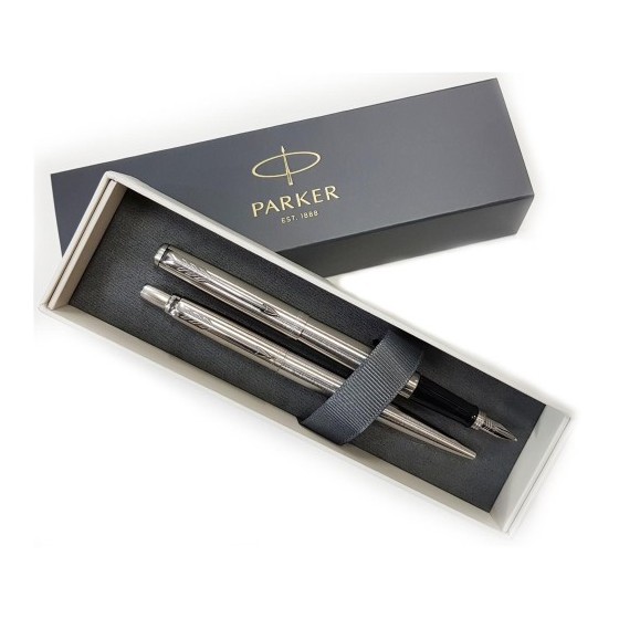 SET JOTTER. DUO PLUMA + BOLÍGRAFO ACERO CT PARKER 2093258