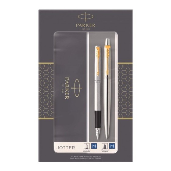SET JOTTER. DUO PLUMA + BOLÍGRAFO ACERO GT PARKER 2093257