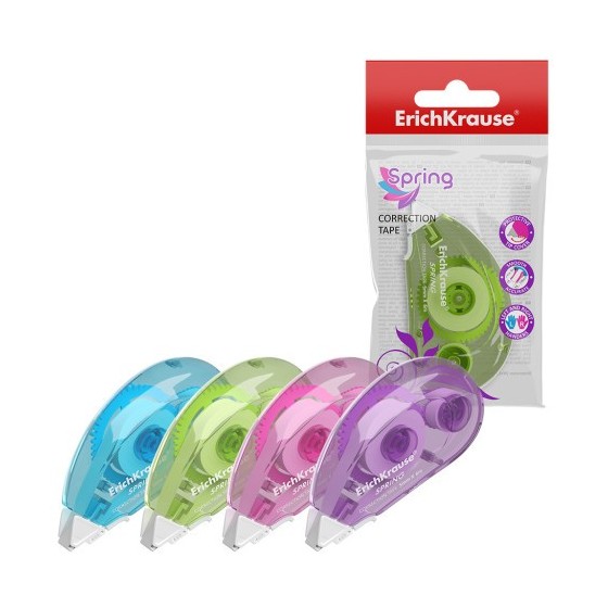 CINTA CORRECTORA SPRING 5MM X 6M ERICH KRAUSE 53196 (x24 unidades)