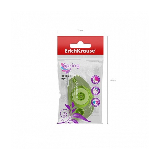 CINTA CORRECTORA SPRING 5MM X 6M ERICH KRAUSE 53196 (x24 unidades)