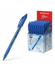 BOLÍGRAFO DE BOLA DOLPHIN 1.2, COLOR DE LA TINTA AZUL ERICH KRAUSE 48188 (x50 unidades)