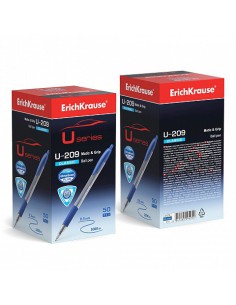 BOLÍGRAFO DE BOLA AUTOMÁTICO U-209 CLASSIC MATIC&GRIP, TECNOLOGÍA ULTRA GLIDE, COLOR TINTA AZUL ERICH KRAUSE 47578 (x50 unidades) 2