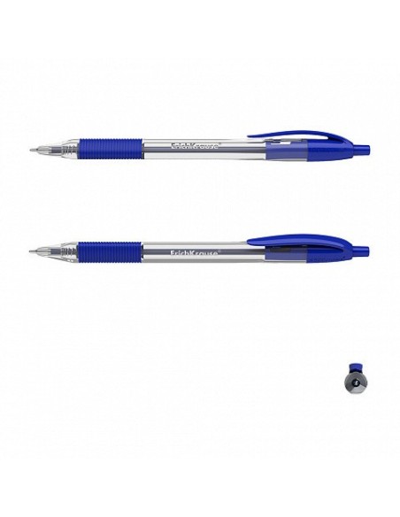 BOLÍGRAFO DE BOLA AUTOMÁTICO U-209 CLASSIC MATIC&GRIP, TECNOLOGÍA ULTRA GLIDE, COLOR TINTA AZUL ERICH KRAUSE 47578 (x50 unidades)