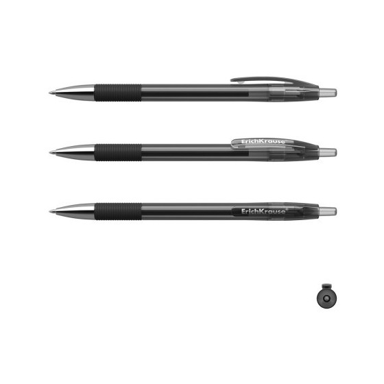 BOLÍGRAFO DE GEL AUTOMÁTICO R-301 ORIGINAL GEL MATIC&GRIP, COLOR DE LA TINTA: NEGRO ERICH KRAUSE 46815 (x12 unidades)