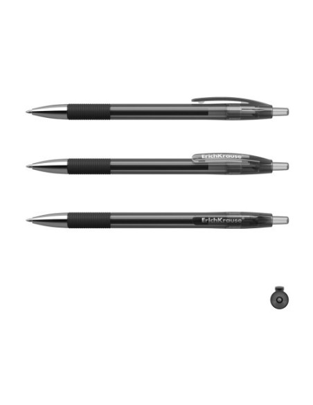 BOLÍGRAFO DE GEL AUTOMÁTICO R-301 ORIGINAL GEL MATIC&GRIP, COLOR DE LA TINTA: NEGRO ERICH KRAUSE 46815 (x12 unidades)