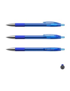 BOLÍGRAFO DE GEL AUTOMÁTICO R-301 ORIGINAL GEL MATIC&GRIP, COLOR DE LA TINTA AZUL ERICH KRAUSE 46814 (x12 unidades) 2