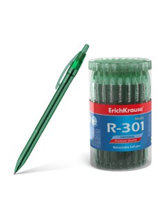 ErichKrause 46767 bolígrafo Verde Bolígrafo de punta retráctil con pulsador 60 pieza(s) (x60 unidades)
