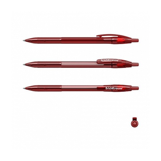 BOLÍGRAFO DE BOLA AUTOMÁTICO R-301 ORIGINAL MATIC 0.7, COLOR DE LA TINTA: ROJO ERICH KRAUSE 46766 (x60 unidades)