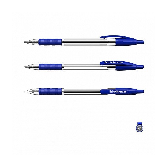 BOLÍGRAFO DE BOLA AUTOMÁTICO R-301 CLASSIC MATIC&GRIP 1.0, COLOR DE LA TINTA AZUL ERICH KRAUSE 46758 (x50 unidades)