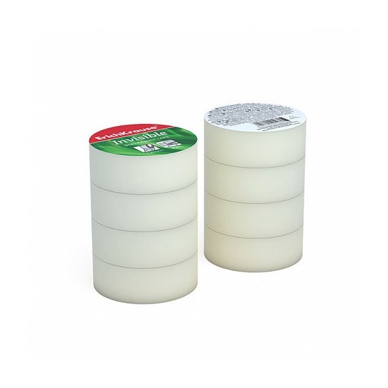 PACK 4 UNIDADES CINTA ADHESIVA INVISIBLE, 18MMX20M ERICH KRAUSE 40197