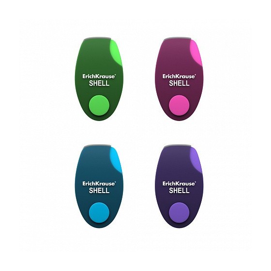 GOMA EN CAJA DE PLÁSTICO SHELL ERICH KRAUSE 35133 (x24 unidades)