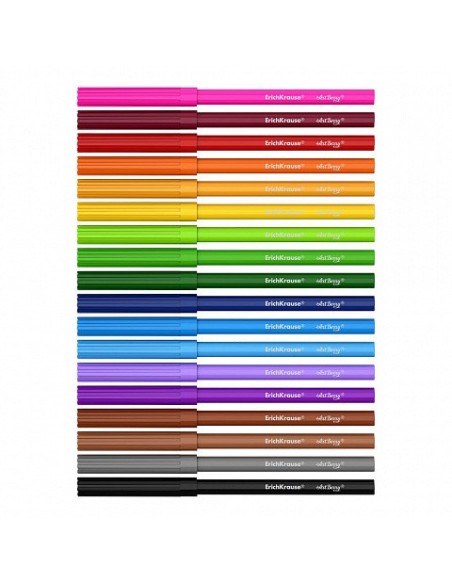 CAJA 18 ROTULADORES SUPER LAVABLES COLORES SURTIDOS ARTBERRY 33051