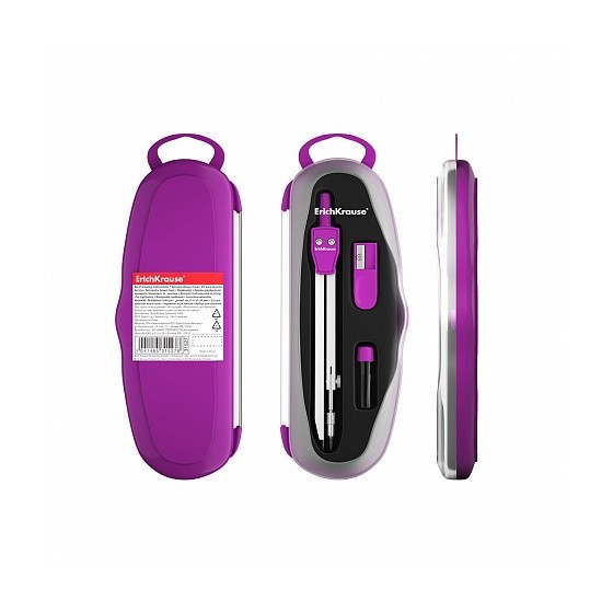 SET COMPAS SCHOOL CON ACCESORIOS ERICH KRAUSE 31527