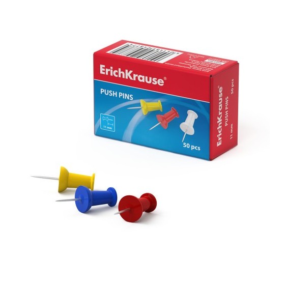 CAJA 50 PINCHOS DE COLORES ERICH KRAUSE 24877