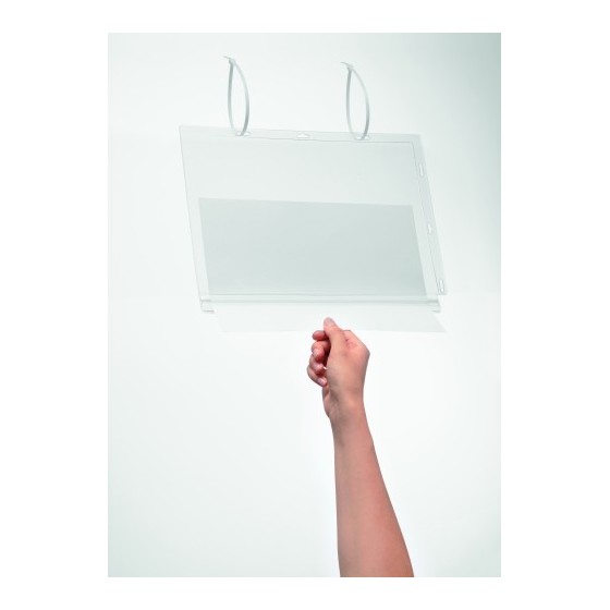 CAJA 5 FUNDAS IMPERMEABLES A4 CON BRIDAS DURABLE 501819