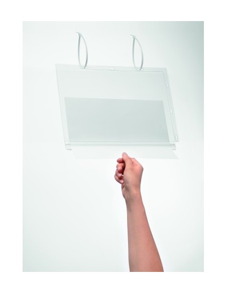 CAJA 5 FUNDAS IMPERMEABLES A4 CON BRIDAS DURABLE 501819