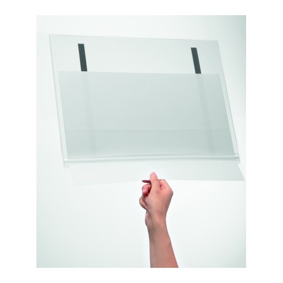 CAJA 5 FUNDAS IMPERMEABLES A4 MAGNETICAS DURABLE 501819