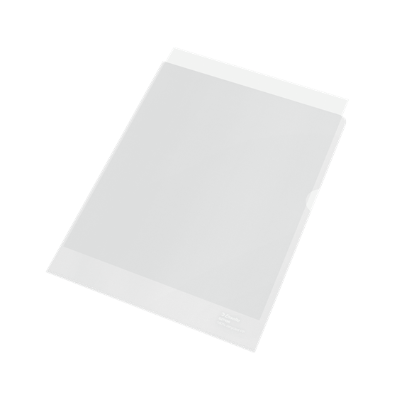 CAJA 100 DOSSIERES UÑEROS POLIPROPILENO TRANSPARENTE PIEL NARANJA A4 RECYCLE 100 MICRAS ESSELTE 627496