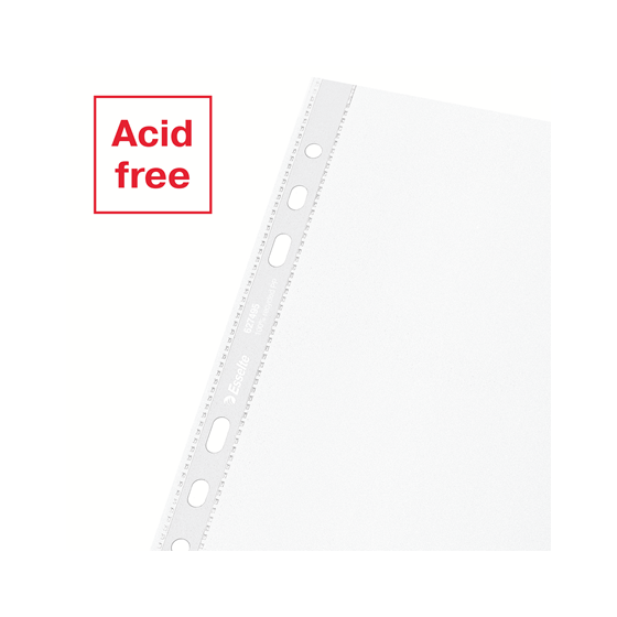 CAJA 100 FUNDAS POLIPROPILENO MULTITALADRO REFORZADA PIEL NARANJA A5 RECYCLE 70 MICRAS ESSELTE 627495