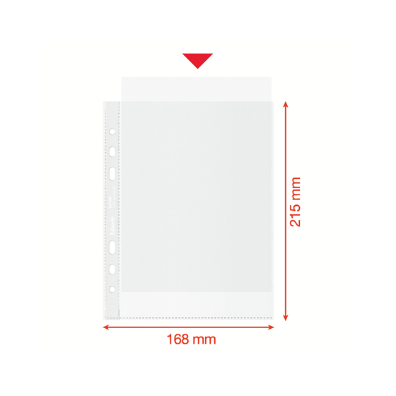 CAJA 100 FUNDAS POLIPROPILENO MULTITALADRO REFORZADA PIEL NARANJA A5 RECYCLE 70 MICRAS ESSELTE 627495