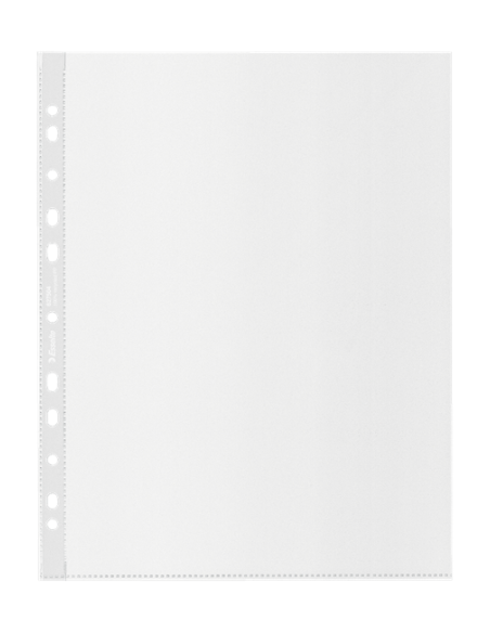 CAJA 50 FUNDAS POLIPROPILENO MULTITALADRO REFORZADA PIEL NARANJA A4 MAXI RECYCLE 100 MICRAS ESSELTE 627504