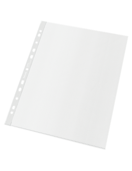 CAJA 50 FUNDAS POLIPROPILENO MULTITALADRO REFORZADA PIEL NARANJA A4 MAXI RECYCLE 100 MICRAS ESSELTE 627504