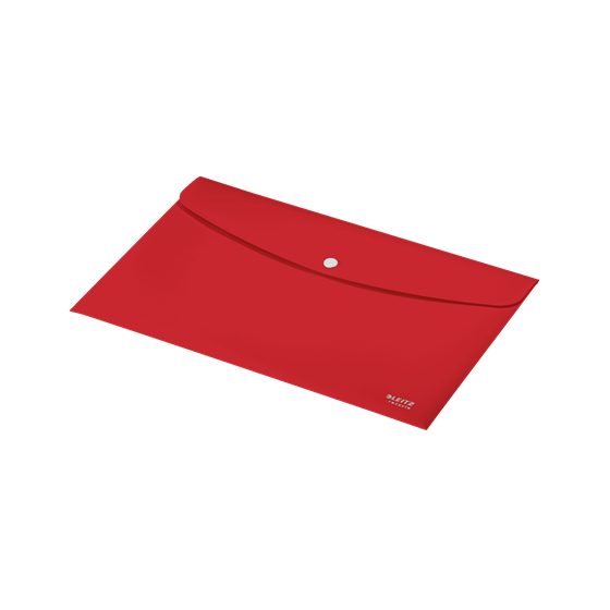 SOBRES POLIPROPILENO OPACO A4 CON BROCHE BOTON RECYCLE ROJO LEITZ 46780025