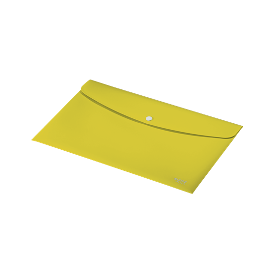 SOBRES POLIPROPILENO OPACO A4 CON BROCHE BOTON RECYCLE AMARILLO LEITZ 46780015