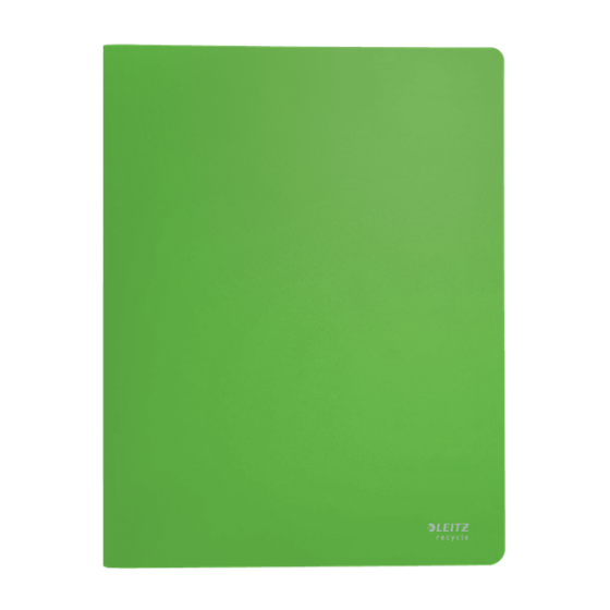 CARPETA POLIPROPILENO CON 40 FUNDAS A4 RECYCLE VERDE LEITZ 46770055