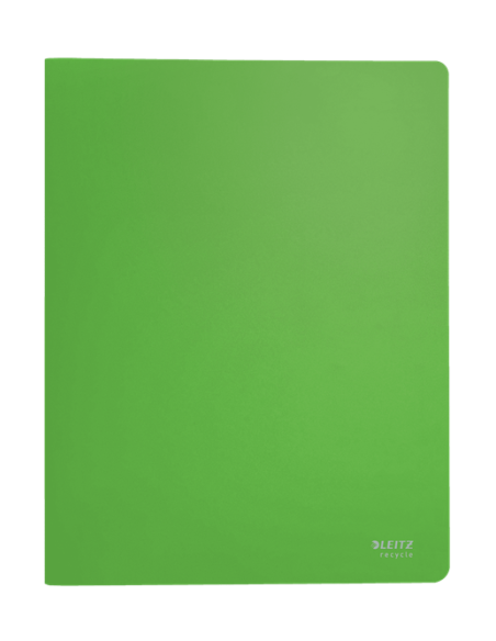 CARPETA POLIPROPILENO CON 40 FUNDAS A4 RECYCLE VERDE LEITZ 46770055