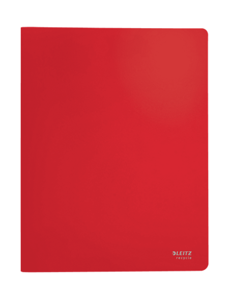 CARPETA POLIPROPILENO CON 40 FUNDAS A4 RECYCLE ROJO LEITZ 46770025