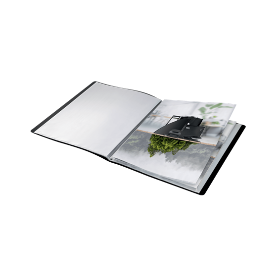 CARPETA POLIPROPILENO CON 20 FUNDAS A4 RECYCLE NEGRO LEITZ 46760095