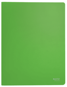 CARPETA POLIPROPILENO CON 20 FUNDAS A4 RECYCLE VERDE LEITZ 46760055