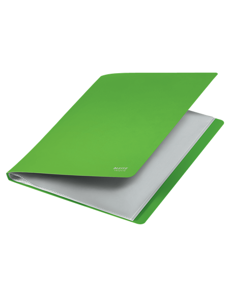 CARPETA POLIPROPILENO CON 20 FUNDAS A4 RECYCLE VERDE LEITZ 46760055