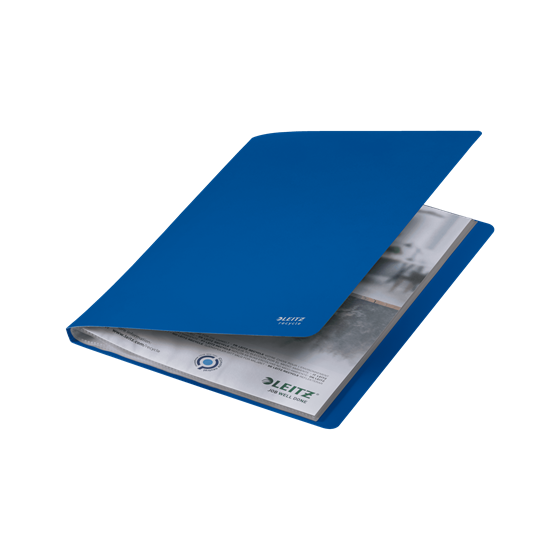 CARPETA POLIPROPILENO CON 20 FUNDAS A4 RECYCLE AZUL LEITZ 46760035