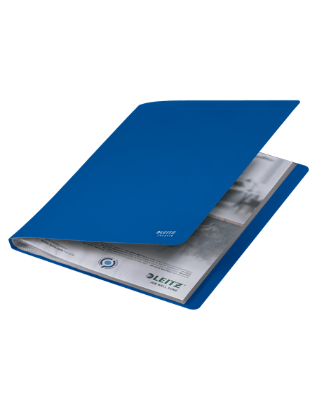 CARPETA POLIPROPILENO CON 20 FUNDAS A4 RECYCLE AZUL LEITZ 46760035
