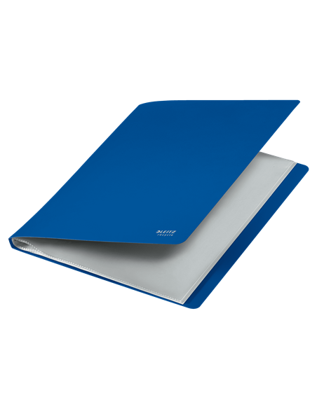 CARPETA POLIPROPILENO CON 20 FUNDAS A4 RECYCLE AZUL LEITZ 46760035