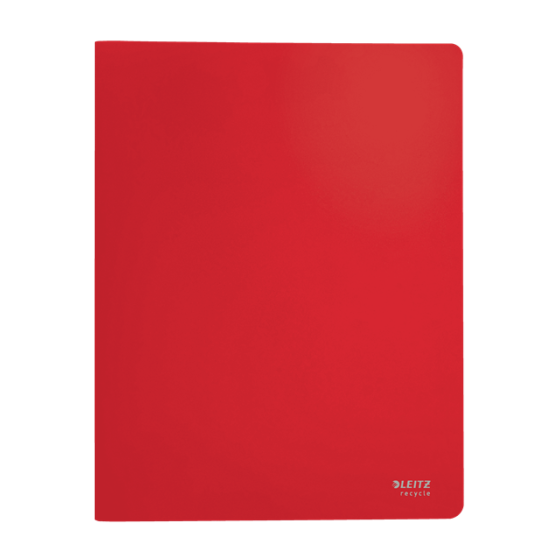 CARPETA POLIPROPILENO CON 20 FUNDAS A4 RECYCLE ROJO LEITZ 46760025