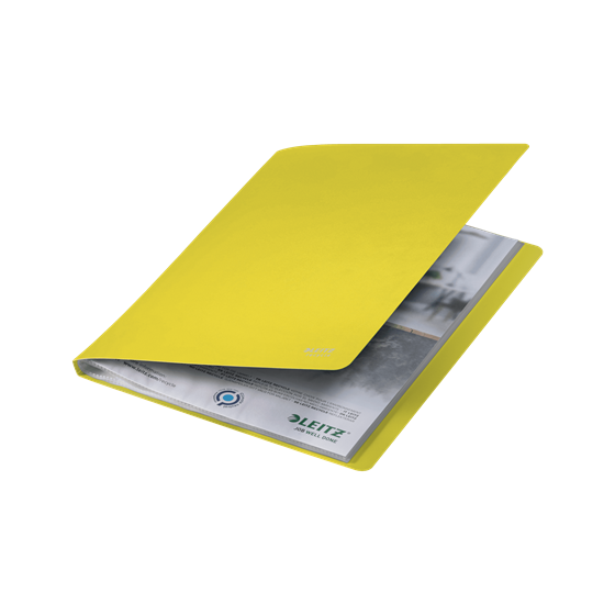 CARPETA POLIPROPILENO CON 20 FUNDAS A4 RECYCLE AMARILLO LEITZ 46760015