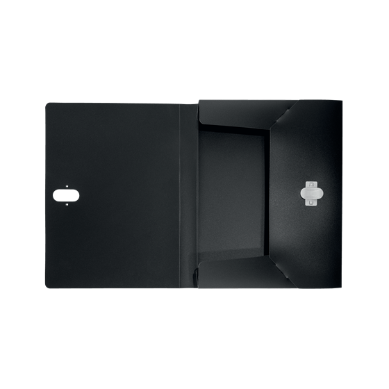 CARPETA POLIPROPILENO DE PROYECTOS 38MM Y CIERRE BROCHE GIRATORIO A4 RECYCLE NEGRO LEITZ 46230095