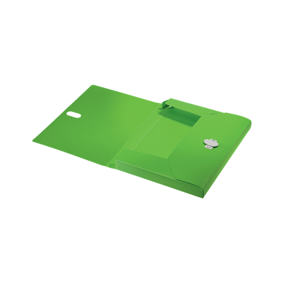 CARPETA POLIPROPILENO DE PROYECTOS 38MM Y CIERRE BROCHE GIRATORIO A4 RECYCLE VERDE LEITZ 46230055