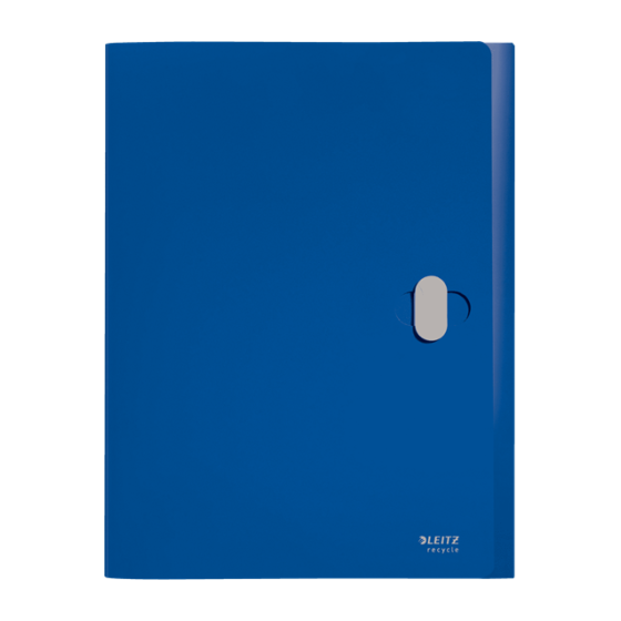 CARPETA POLIPROPILENO DE PROYECTOS 38MM Y CIERRE BROCHE GIRATORIO A4 RECYCLE AZUL LEITZ 46230035