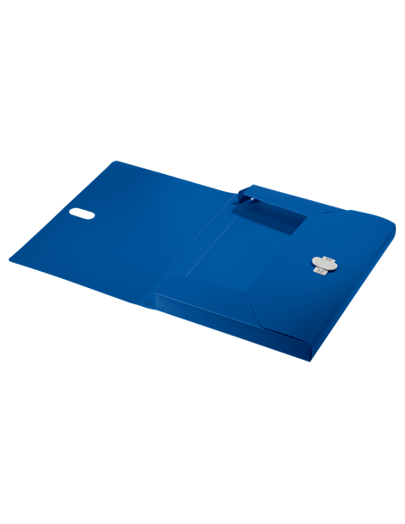 CARPETA POLIPROPILENO DE PROYECTOS 38MM Y CIERRE BROCHE GIRATORIO A4 RECYCLE AZUL LEITZ 46230035