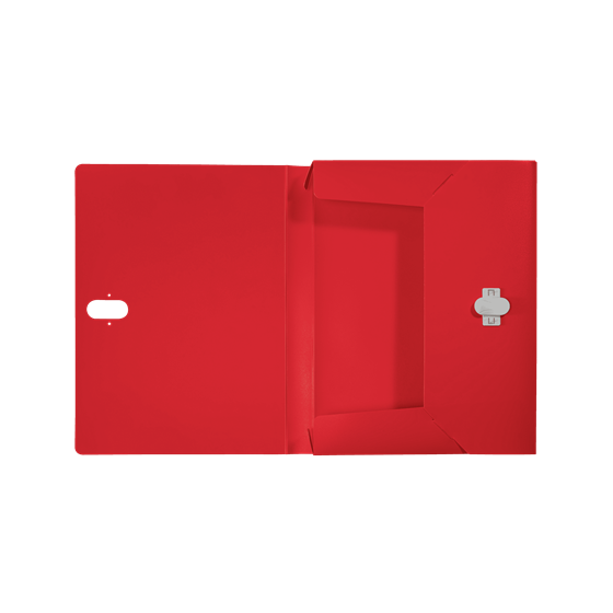 CARPETA POLIPROPILENO DE PROYECTOS 38MM Y CIERRE BROCHE GIRATORIO A4 RECYCLE ROJO LEITZ 46230025