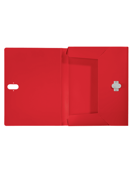 CARPETA POLIPROPILENO DE PROYECTOS 38MM Y CIERRE BROCHE GIRATORIO A4 RECYCLE ROJO LEITZ 46230025