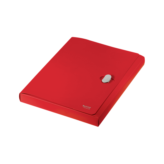 CARPETA POLIPROPILENO DE PROYECTOS 38MM Y CIERRE BROCHE GIRATORIO A4 RECYCLE ROJO LEITZ 46230025